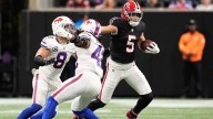 Falcons fans fuming after Drake London ruled short out of bounds before touchdown