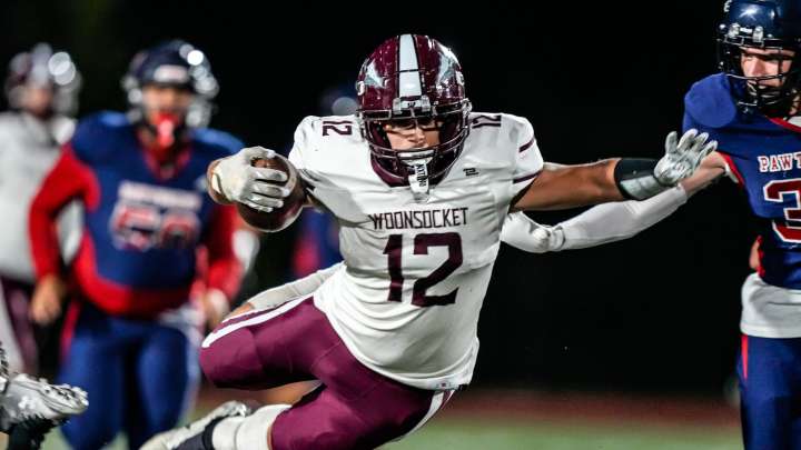 Photos of Woonsocket vs. Pawtucket football on Thursday, October 16 2025