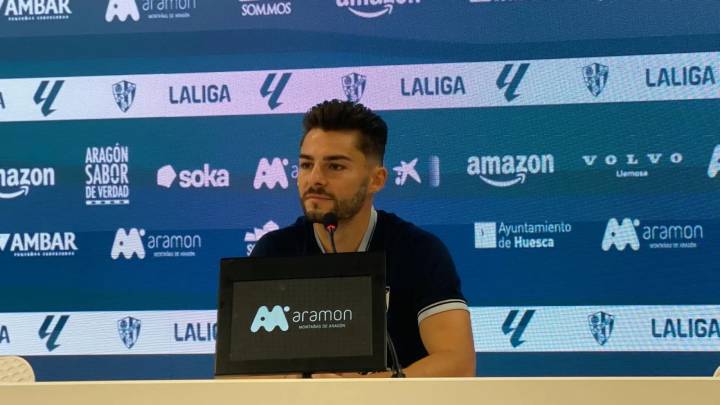 Liberto, futbolista del Huesca: "El inicio de Liga fue bastante bueno, pero mi mejor versión está por llegar"
