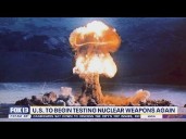 Trump suggests US will begin testing nuclear weapons again