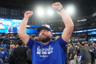 John Schneider was the life of the party after Toronto Blue Jays clinched World Series berth