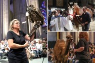 Pets flood NYC church for annual ‘blessing’ event, honoring dogs, turtles, parakeets and more