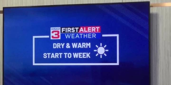 First Alert Weather: Dry and warm start to the week, when does rain return?