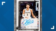 Topps debuts first Wembanyama NBA autograph cards