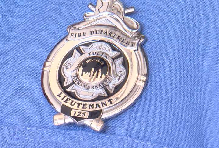 125 YEARS: Tulsa firefighter creates badge to celebrate department's anniversary