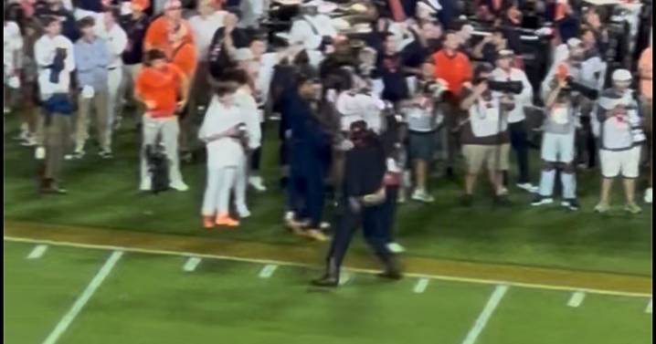 Watch: Cam Newton reacts to bad officiating during Auburn