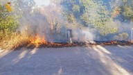 Detenido un joven por provocar seis conatos de incendio en apenas quince minutos en el Parque Fluvial de Zuera
