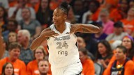 Aces’ Jewell Loyd unloads clip with insane shooting 1st quarter vs. Mercury