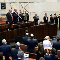 'Historic dawn': Trump takes victory lap in Israel