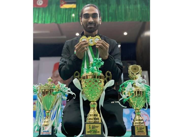 Odisha Star Pramod Bhagat Shines With Triple Gold At Nigeria Para Badminton Meet