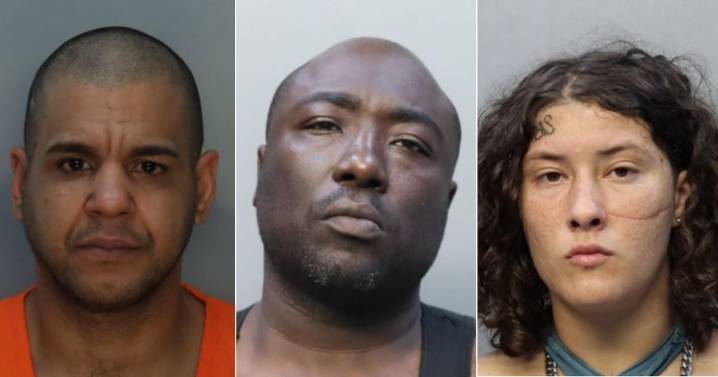 Cubano entre los tres acusados de irrumpir en casa de una mujer en Miami