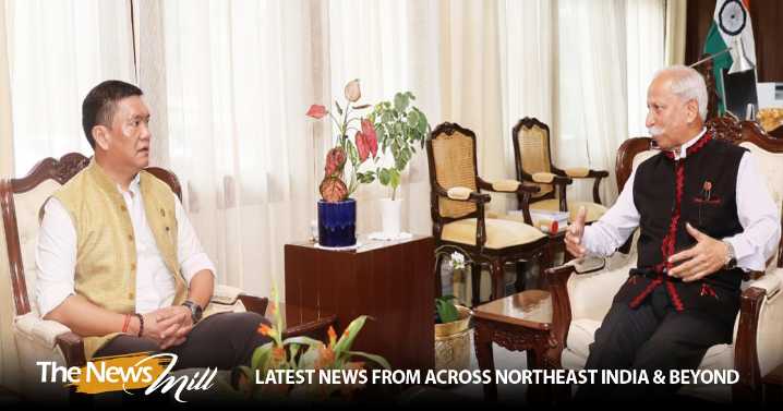 Arunachal CM Pema Khandu calls on Governor Parnaik to discuss key developmental issues