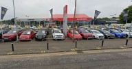Edinburgh man 'seriously injured' in hospital after being hit by car at showroom