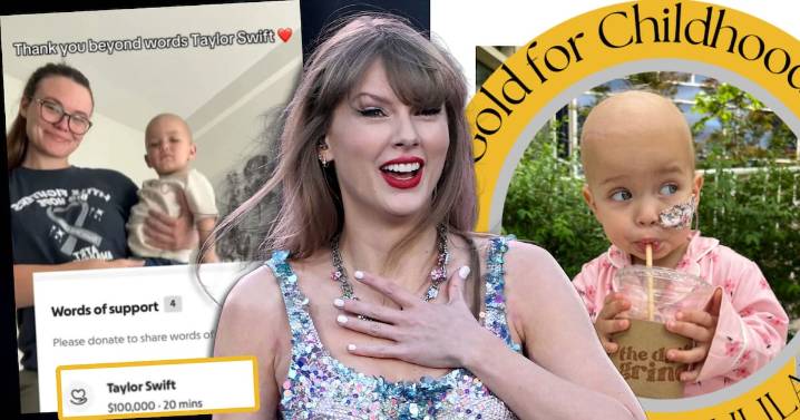 Taylor Swift dona 100,000 dólares a una niña que lucha contra el cáncer; “Taylor es mi amiga”, dice la pequeña fan