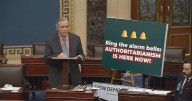 Sen. Jeff Merkley delivers marathon Senate speech protesting Trump's policies