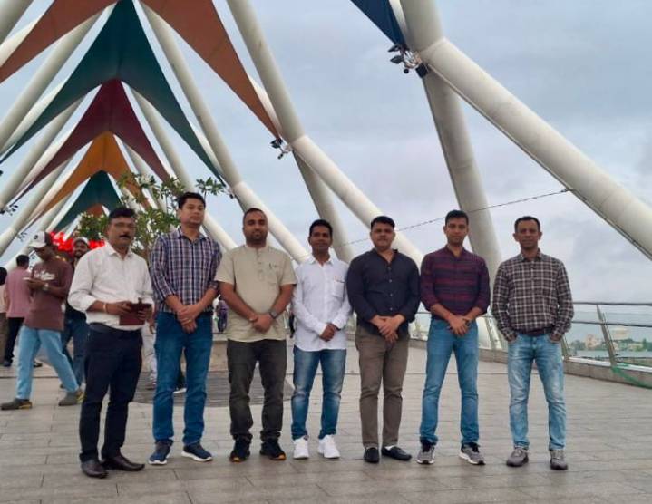 Tripura Assembly delegation on 5 day study tour to Gujarat; visits Atal Bridge, Sabarmati Riverfront