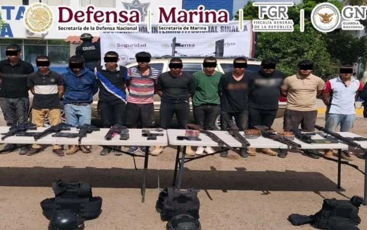 Detienen a 18 ligados a Los Chapitos en Sinaloa