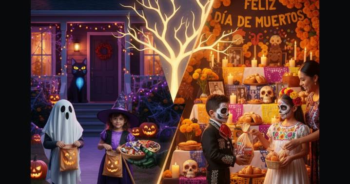 Halloween vs Día de Muertos: ¿cuándo se celebra cada tradición en México y qué días se piden dulces y calaverita?
