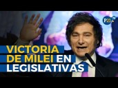 Javier Milei: Contundente victoria en Legislativas de Argentina