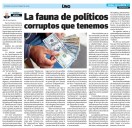 La fauna de políticos corruptos que tenemos