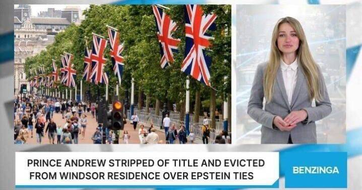 Prince Andrew Stripped Of Title And Evicted From Windsor Residence Over Epstein Ties