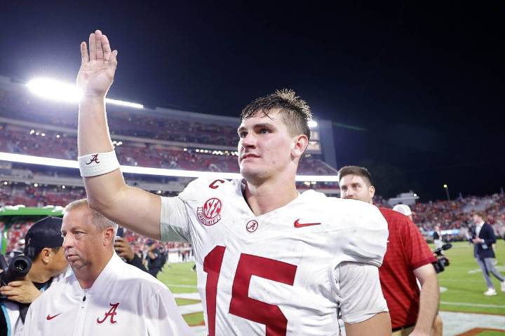 Ty Simpson passes first big test, plays his way into early