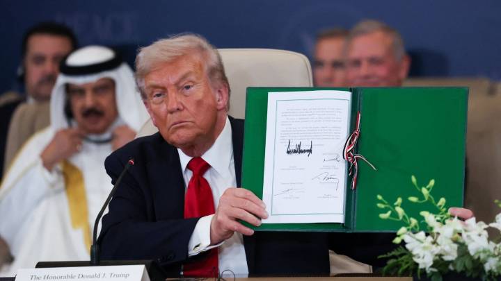 Trump lidera la firma del acuerdo de paz entre Israel y Palestina