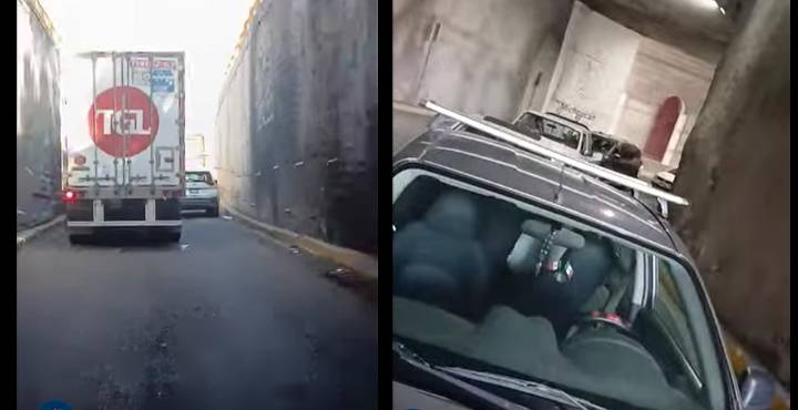 ¿Rumbo a salida a Salamanca? Camioneta descompuesta atasca puente subterráneo en Morelia