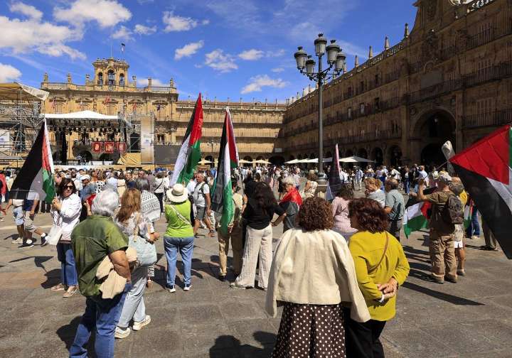 Los estudiantes de Salamanca, en huelga para reclamar el fin del genocidio en Gaza