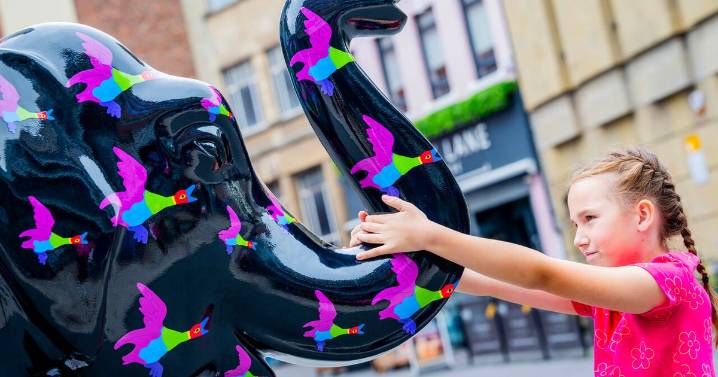 Auction of Leicester elephant sculptures raises huge sum for charity