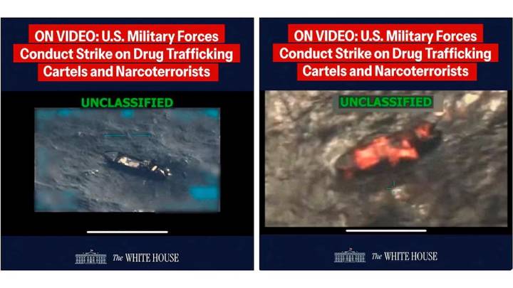 El ejército de Estados Unidos destruyó otra lancha narco en el Caribe