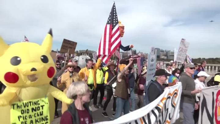 'No Kings' protests against Trump draw huge crowds across U.S. and abroad
