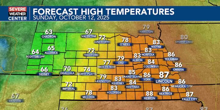 Summerlike close to the weekend with cooler air looming