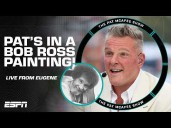 Pat McAfee is living in a Bob Ross painting? 🎨 + Could he survive the Oregon Trail?