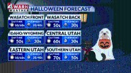 Spooktacular Halloween with a side of haze for the Wasatch Front