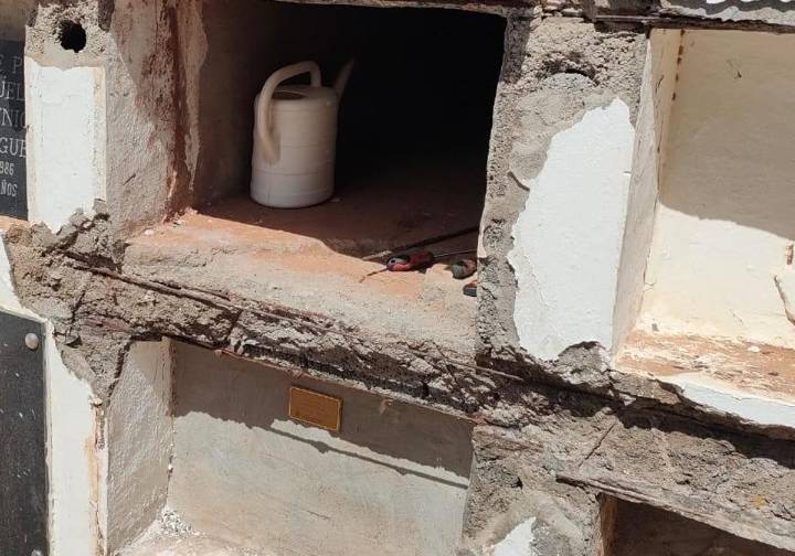 Mejoras en 40 nichos del cementerio de Arrecife