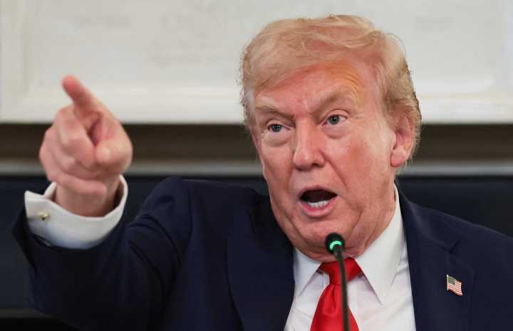 'One of the worst reporters you'll see': Trump rips CNN journalist and waves her off