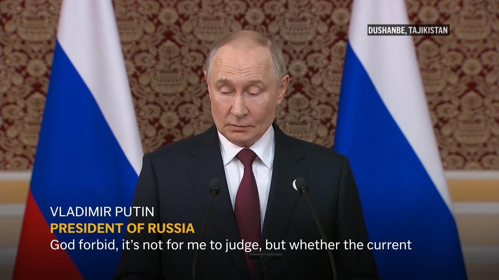 Putin reacts to the Nobel Peace Prize not going to Trump