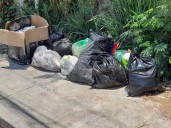 Hasta el tope de basura