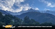 Himachal Pradesh: Dhauladhar Mountain range receives snowfall, temperature dips