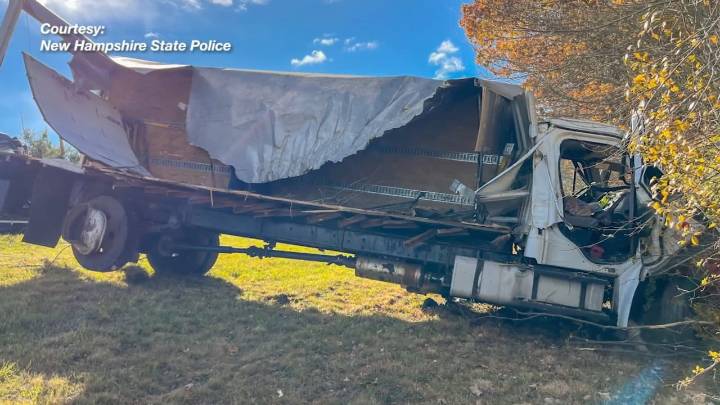 Providence man involved in New Hampshire box truck crash