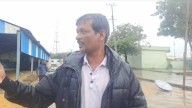 Paddy gets soaked in rain at Telangana market yard