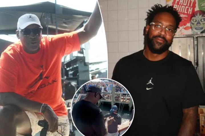 Marcus Jordan shares photos with dad Michael as he marks sobriety