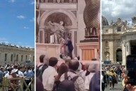 Arrestan a sujeto por orinar dentro de la Basílica de San Pedro