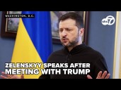 LIVE: Zelenskyy speaks after meeting with Trump