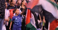 Medio millar de personas se manifiestan en Salamanca en apoyo a Palestina y la flotilla