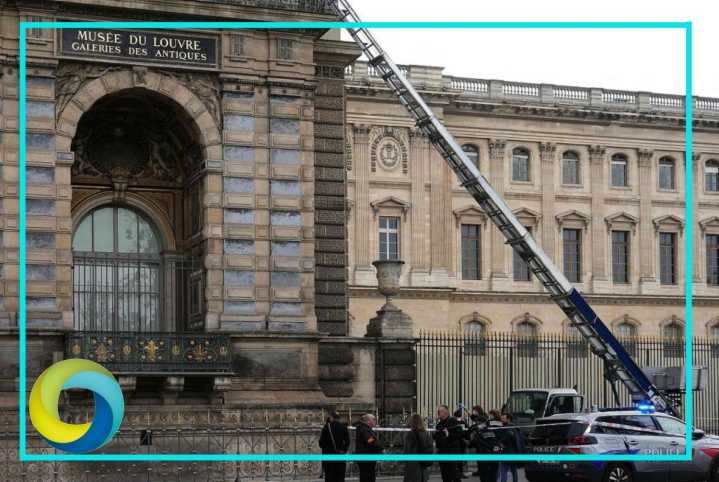 ¡De película! Roban joyas del Louvre en siete minutos; museo cierra temporalmente