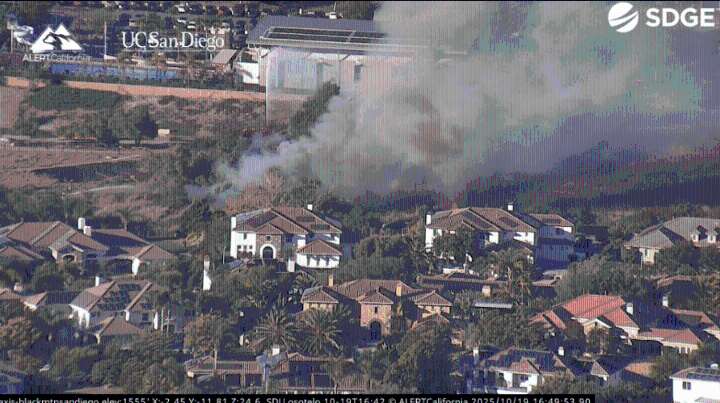 Brush fire prompts temporary evacuations in 4S Ranch