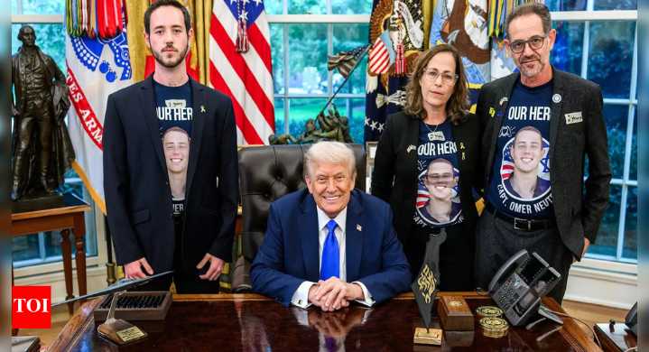 ‘Hopeful’: Donald Trump meets family of hostage, slain IDF soldier amid Gaza peace talks; reaffirms commitment to their return