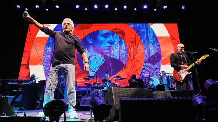 Scenes from The Who's final tour performance at Acrisure Arena